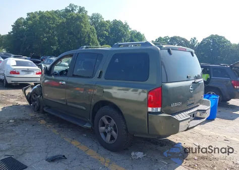 2005 Nissan Armada Se from USA, damaged, VIN 5N1AA08AX5N701942